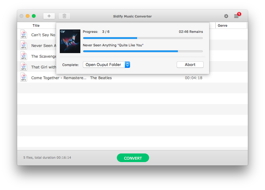 sidify music converter for spotify windows & mac